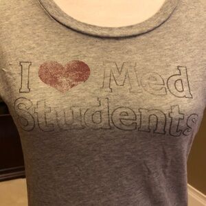AF Vintage I Love Med Students L